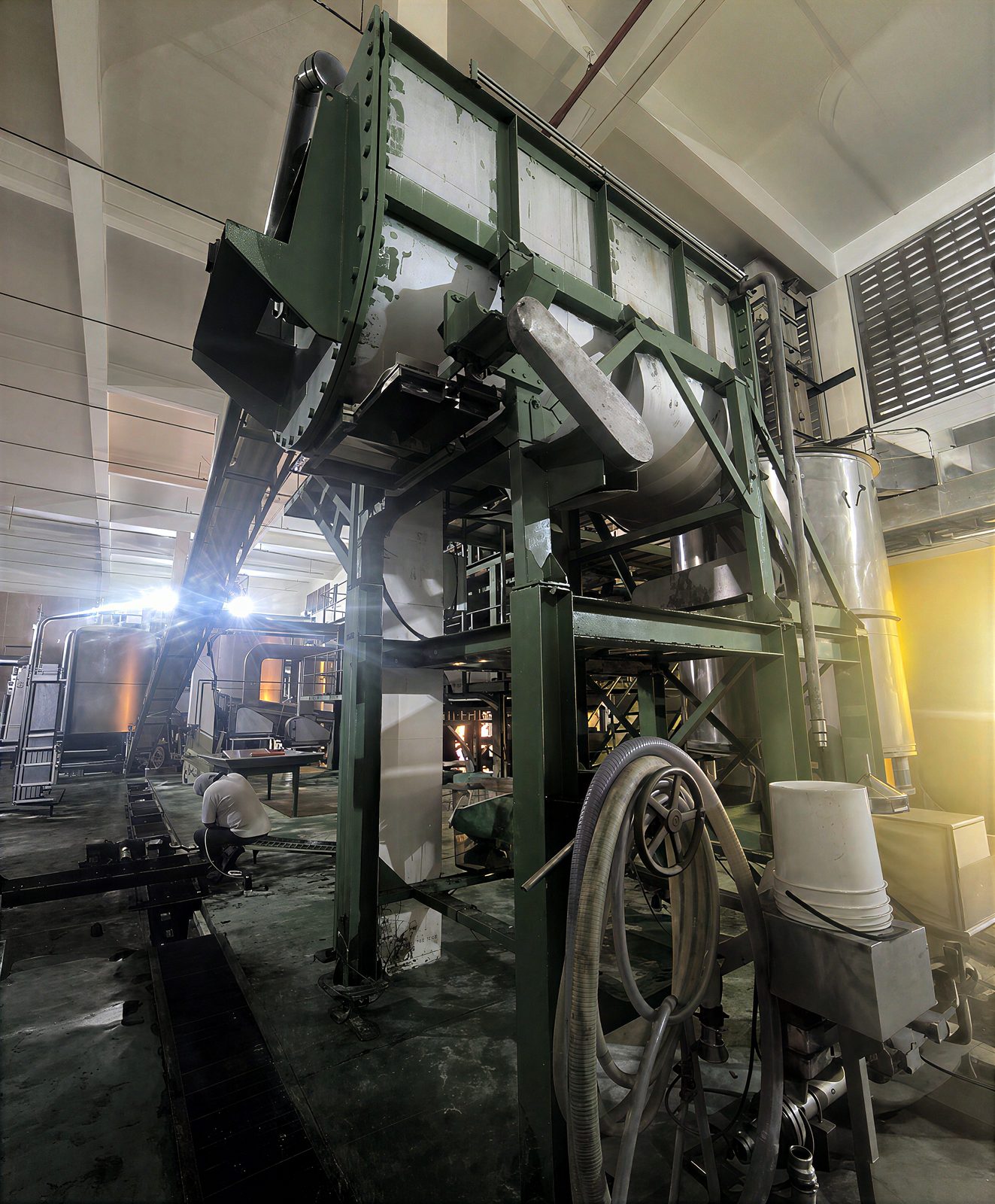 Industrial processing machinery retrofit at LB Industrial workshop, Singapore